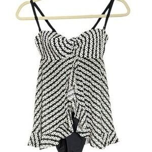 Gottex  Black & White Design One Piece swim suit